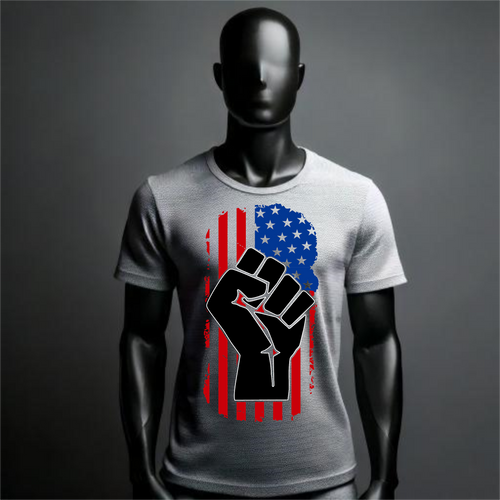 BN: Fist & Flag Tee