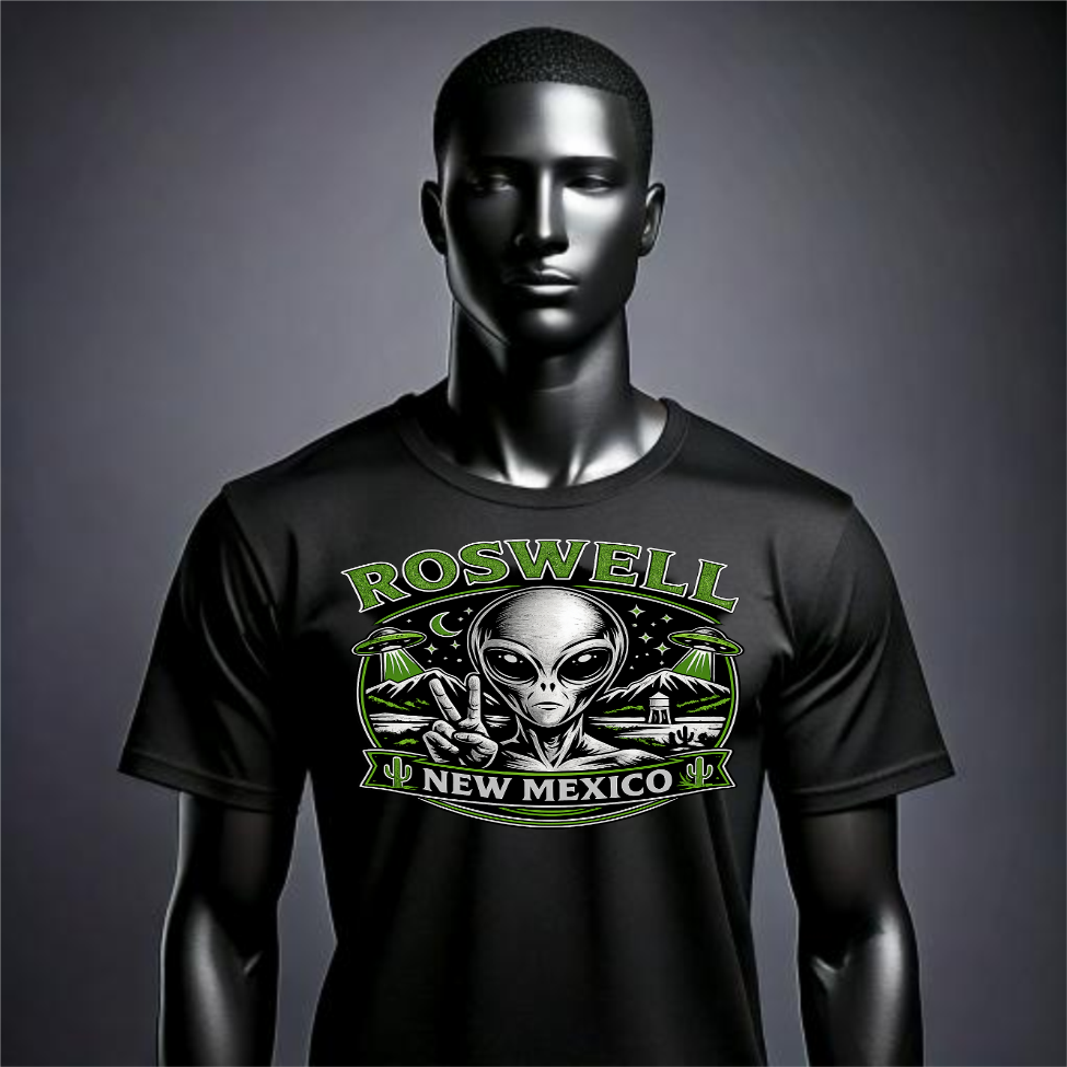 Roswell New Mexico Alien Peace Tee