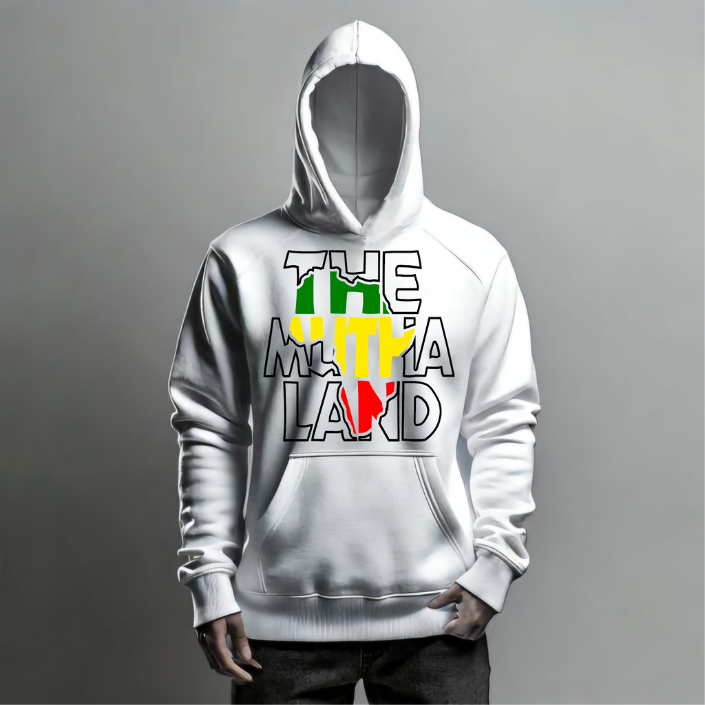 The Mutha Land Hoodie Outlined