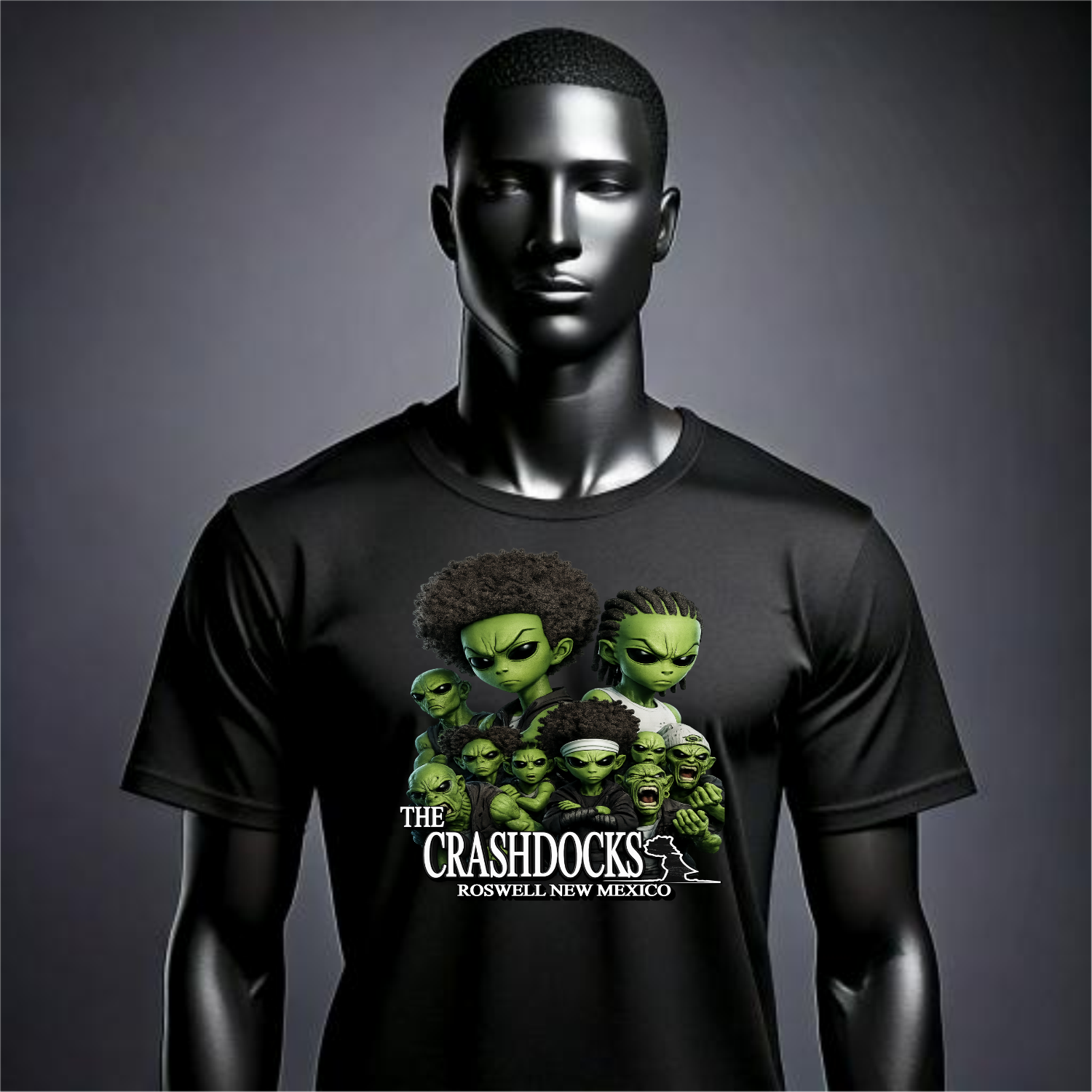 The Crashdocks Roswell New Mexico Group Tee