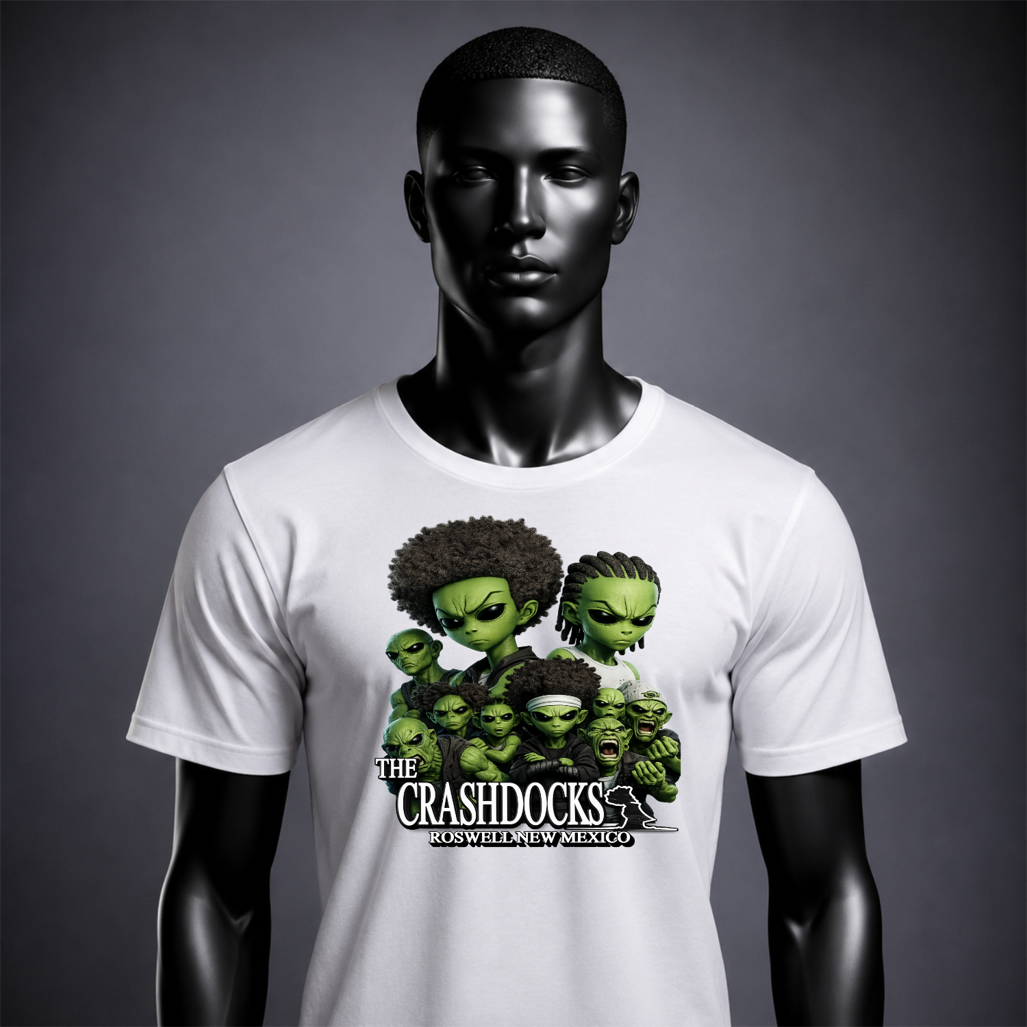 The Crashdocks Roswell New Mexico Group Tee